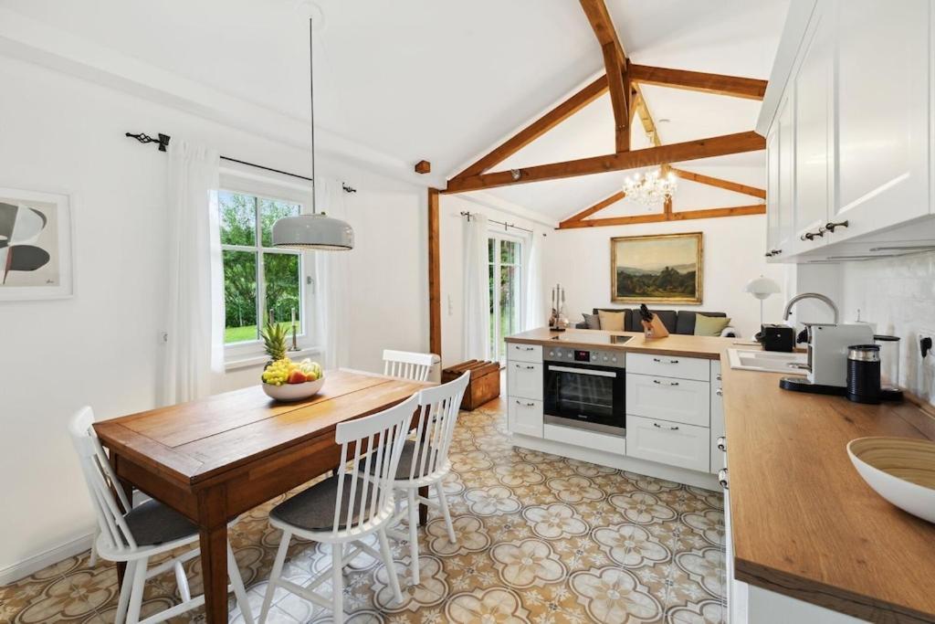 Idylisches Cottage Mit Reh Worthsee Dış mekan fotoğraf