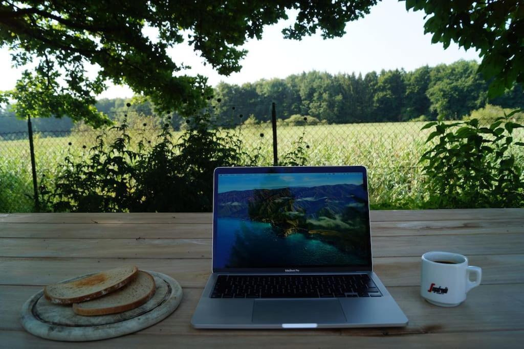 Idylisches Cottage Mit Reh Worthsee Dış mekan fotoğraf
