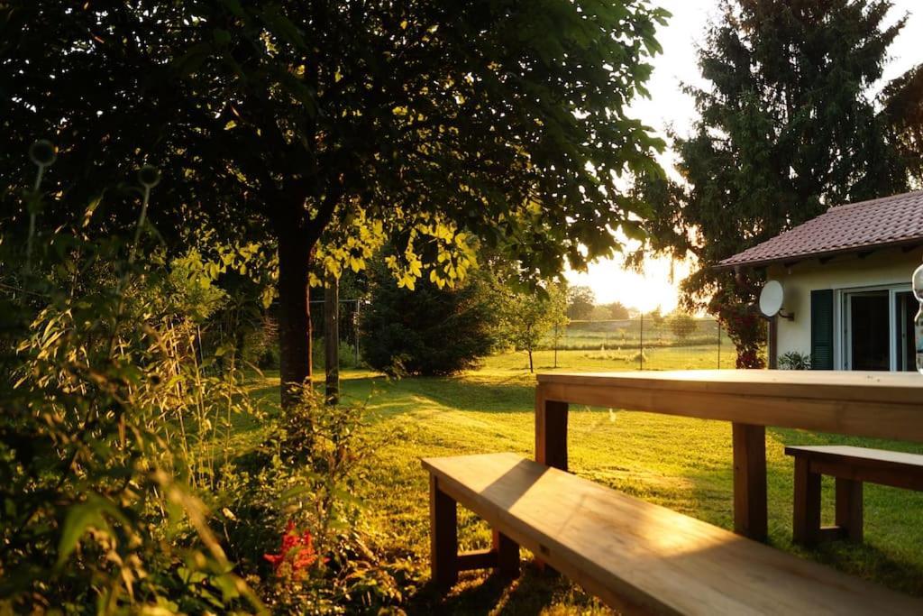 Idylisches Cottage Mit Reh Worthsee Dış mekan fotoğraf